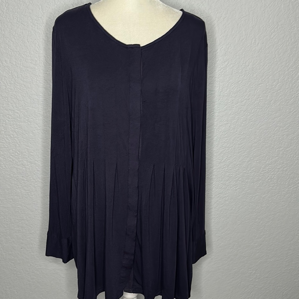 Soft Surroundings Black Tunic Top
